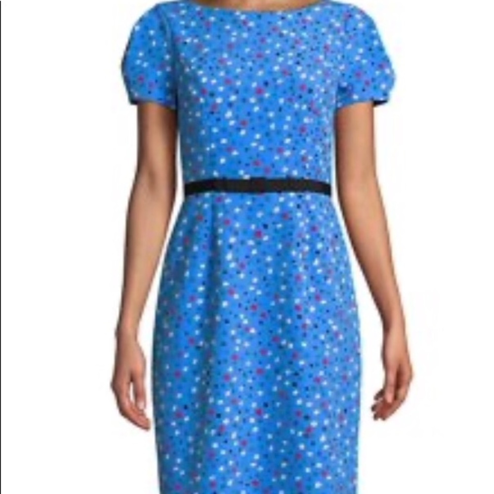 Issac Mizrahi Dotted Confetti Bow Dress